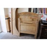 Two Vintage Pine Single Beds