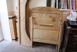 Two Vintage Pine Single Beds