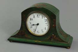 A French Japanned Mantel Clock