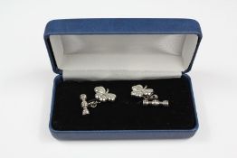 Gentleman's Silver Cufflinks