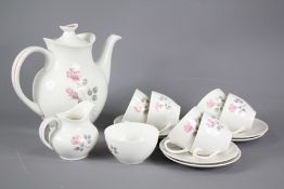 Royal Doulton Pillar Rose Coffee Set