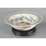 A Late 19th Century Chinese Famile Rose Bowl