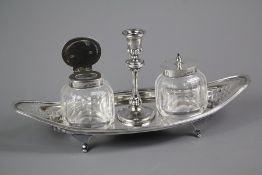 Antique Silver Ink Stand