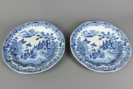 Antique Blue and White Plates