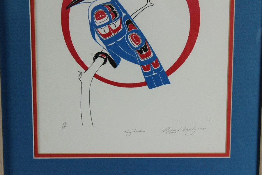 Richard Shorty (Canadian) Woodblock Print - Image 3 of 3