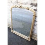 A Contemporary Overmantle Mirror