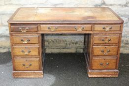 An Oak Office Desk