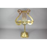 A Victorian Brass Music Stand