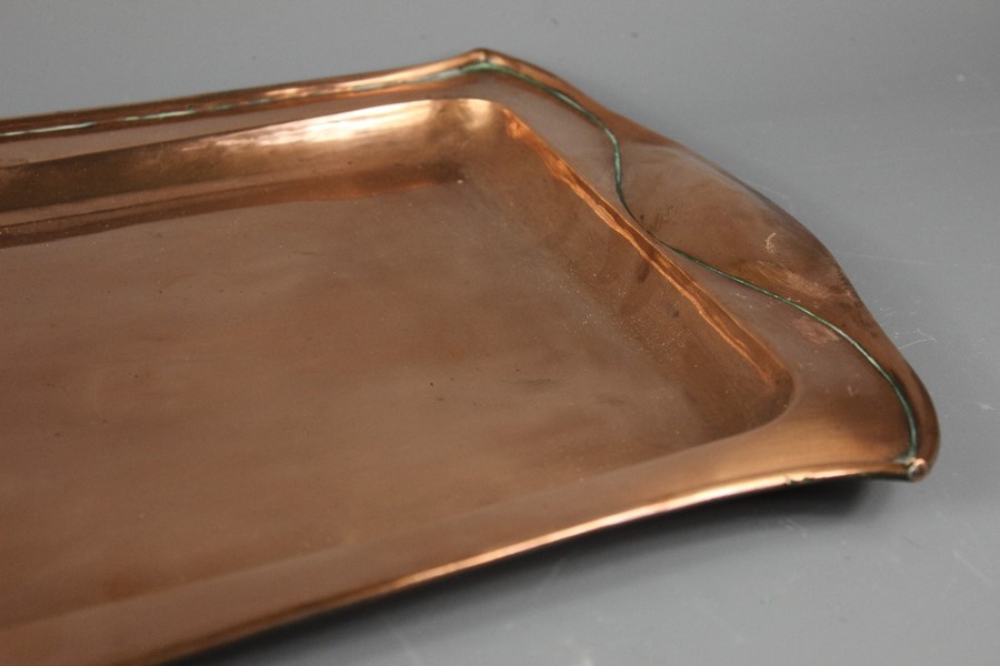 Keswick School Arts and Crafts Copper Tray - Image 3 of 6