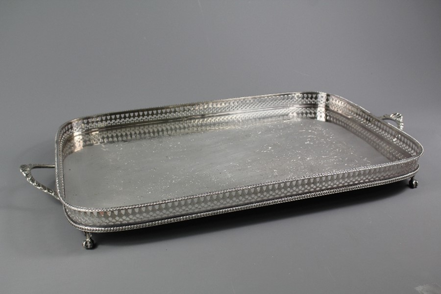 Victorian-style Rectangular Tray - Image 6 of 10