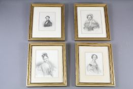 M.V Nunes da Costa - 19th Century Portrait Miniatures