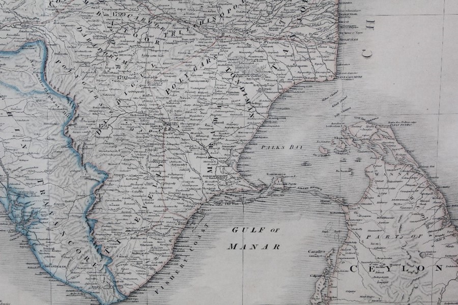 A Very Large Map of the Peninsula of India - Image 6 of 6