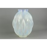 Marius-Ernest Sabino Art Deco Opaline Vase