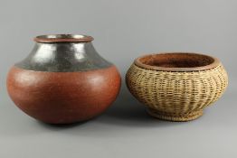 Two African Clay Bowls