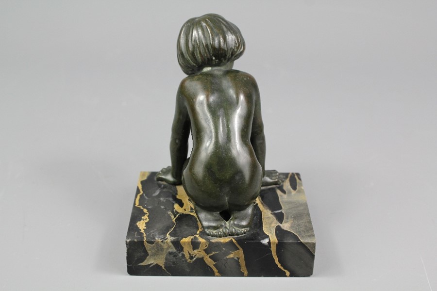 1930 Bronze Study of a Girl - Image 3 of 4
