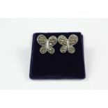 A Pair of Silver and Marcasite Earrings