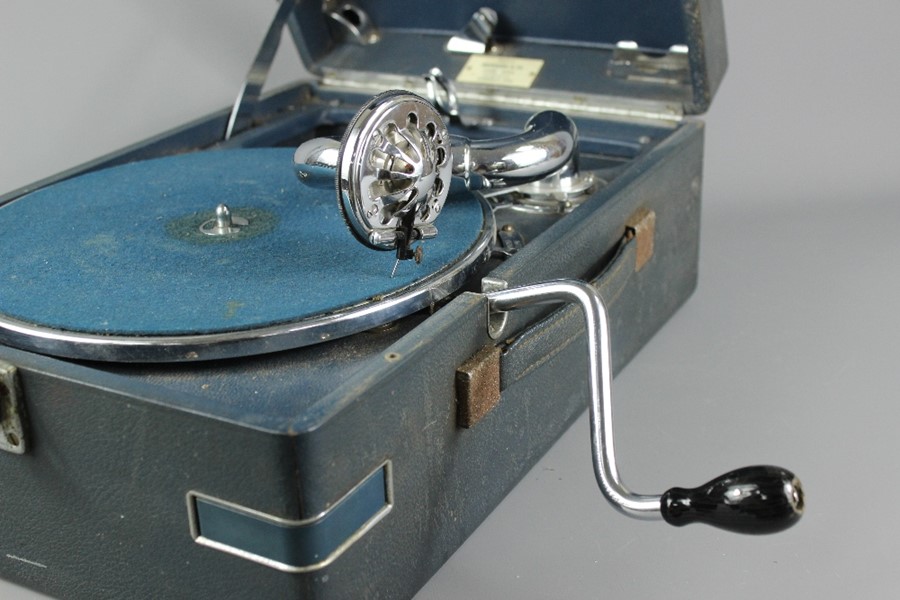 His Master's Voice Portable Gramophone - Image 2 of 7