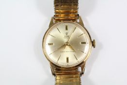 Gents 9ct Gold Rolex Tudor Wrist Watch