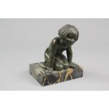 1930 Bronze Study of a Girl