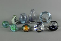 Six Glass Paperweights