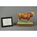 A Royal Worcester Bull