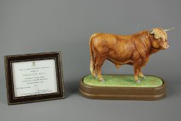 A Royal Worcester Bull