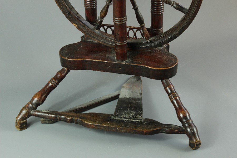 Antique Spinning Wheel - Image 8 of 8