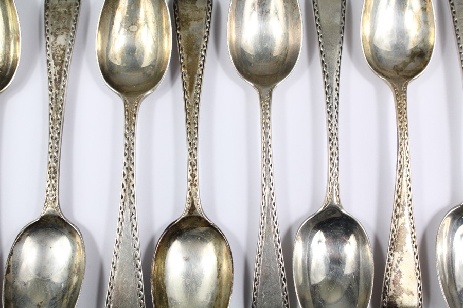 Twelve Silver teaspoons - Image 3 of 3