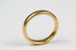 22 ct Yellow Gold Wedding Band