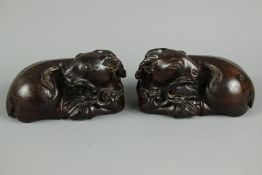 Wooden Scroll Weights