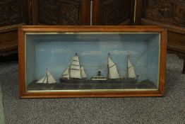 Antique Model of the Ocean Steamer HM Somerset