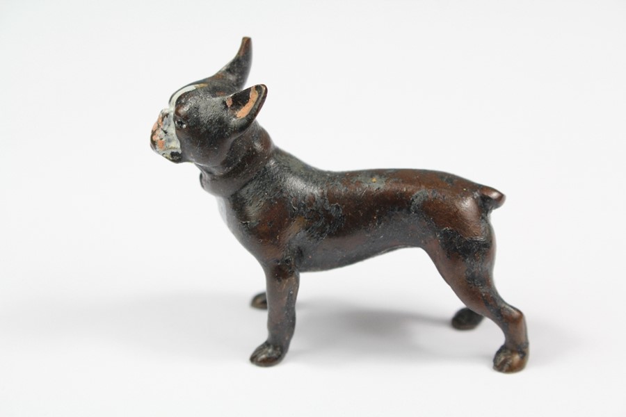 Bronze Cold Painted French Bulldog - Image 2 of 4