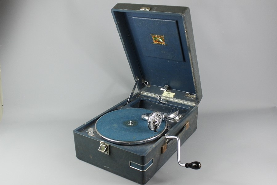 His Master's Voice Portable Gramophone