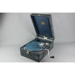 His Master's Voice Portable Gramophone