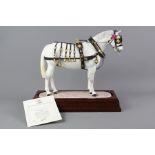Clermont Fine Bone Horse Sculpture