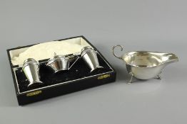 An Art Deco Cruet Set