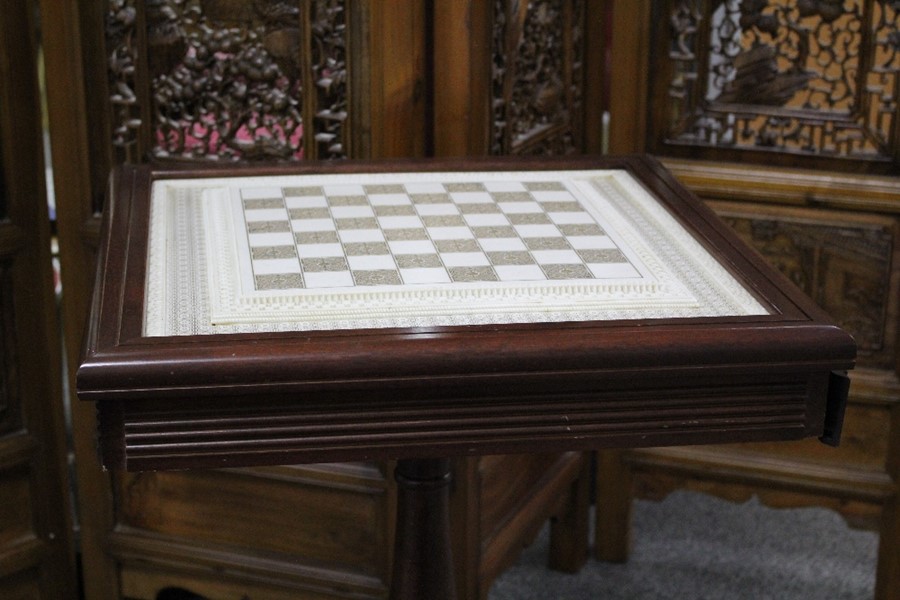 Military Resin Chess Set and Table - Image 3 of 12