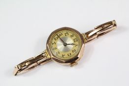 Lady's 9ct Gold Wrist Watch
