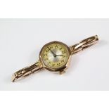 Lady's 9ct Gold Wrist Watch