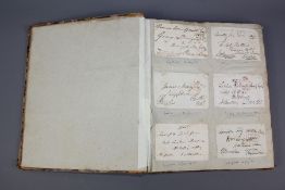 Autographs of MP's, Lords containing about 330 free fronts used in 1820's/1830's.