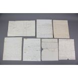 (1812-1832) Quantity of 38 Entire Letters