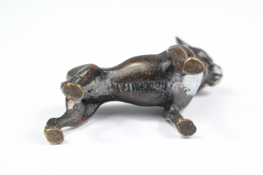 Bronze Cold Painted French Bulldog - Image 3 of 4