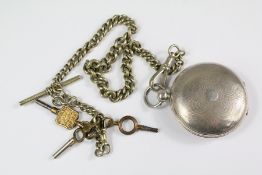 19th Century English Fusee Pocket Watch