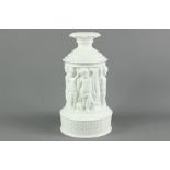 Antique White Porcelain Base