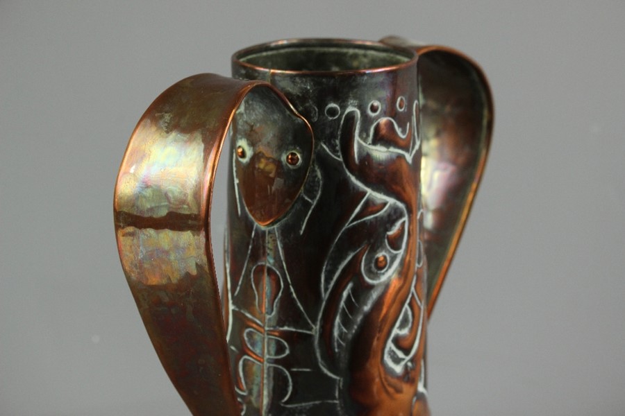 An Arts and Crafts Copper Jug - Image 3 of 4