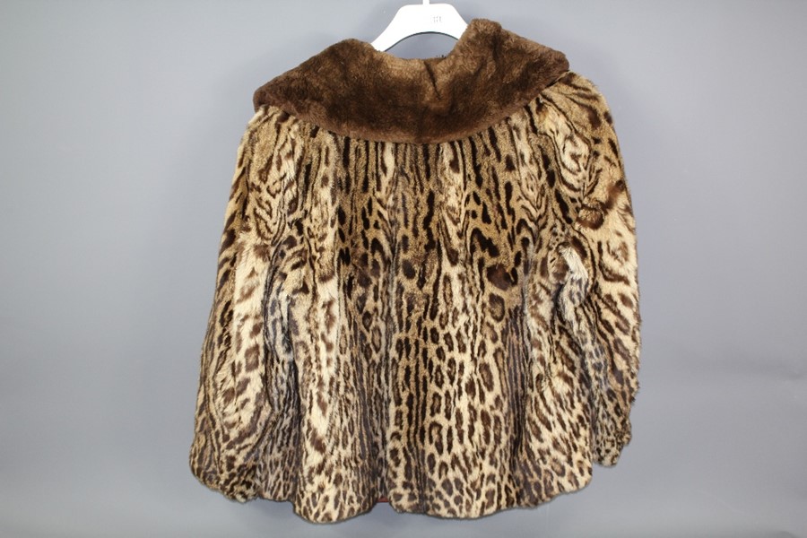 A Vintage Ocelot Fur Coat - Image 6 of 7