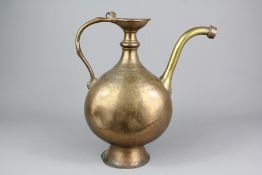 A Mughal Bronze Ewer