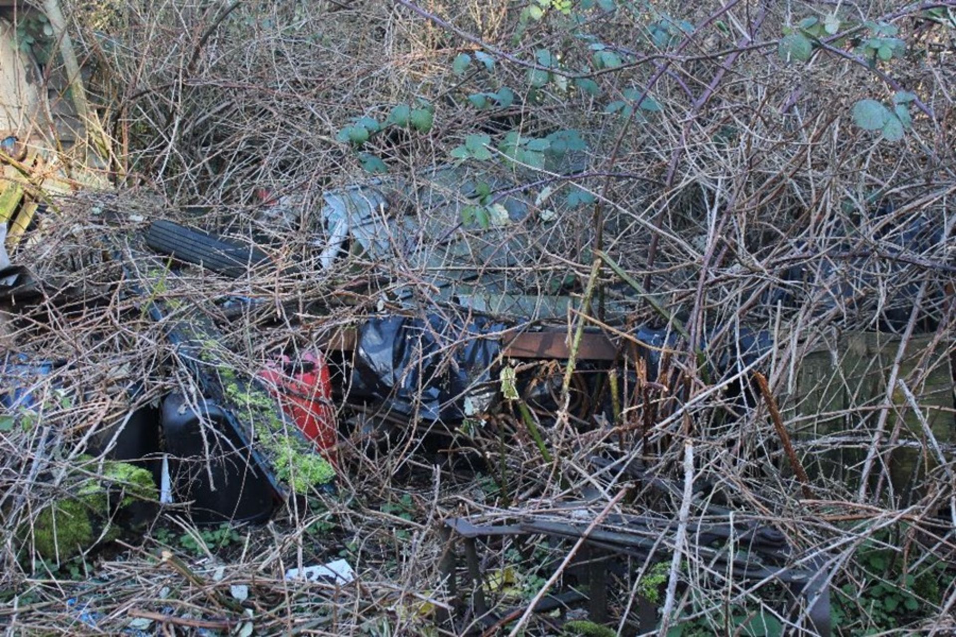 PLOT 1 - CONTENTS OF TWO CORRUGATED IRON SHEDS