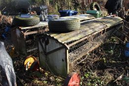 Vintage Sheep Feeders