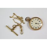 18ct Yellow Gold Lady's Watch and Fob
